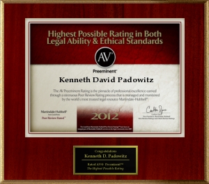 Kenneth Padowitz | top rated Fort Lauderdale attorney awarded by peers 2012
