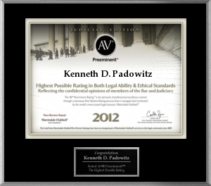Kenneth Padowitz | top rated Fort Lauderdale lawyer 2012