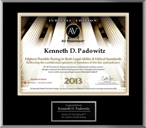 Kenneth Padowitz | Fort Lauderdale attorney awarded by peers 2013