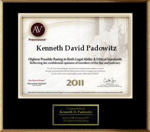 Kenneth Padowitz | top rated Fort Lauderdale lawyer 2011