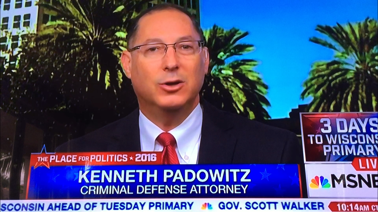 Kenneth Padowitz | Broward Criminal Defense Lawyer on MSNBC